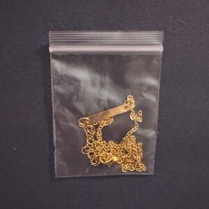 Gold-Toned Chain Necklace